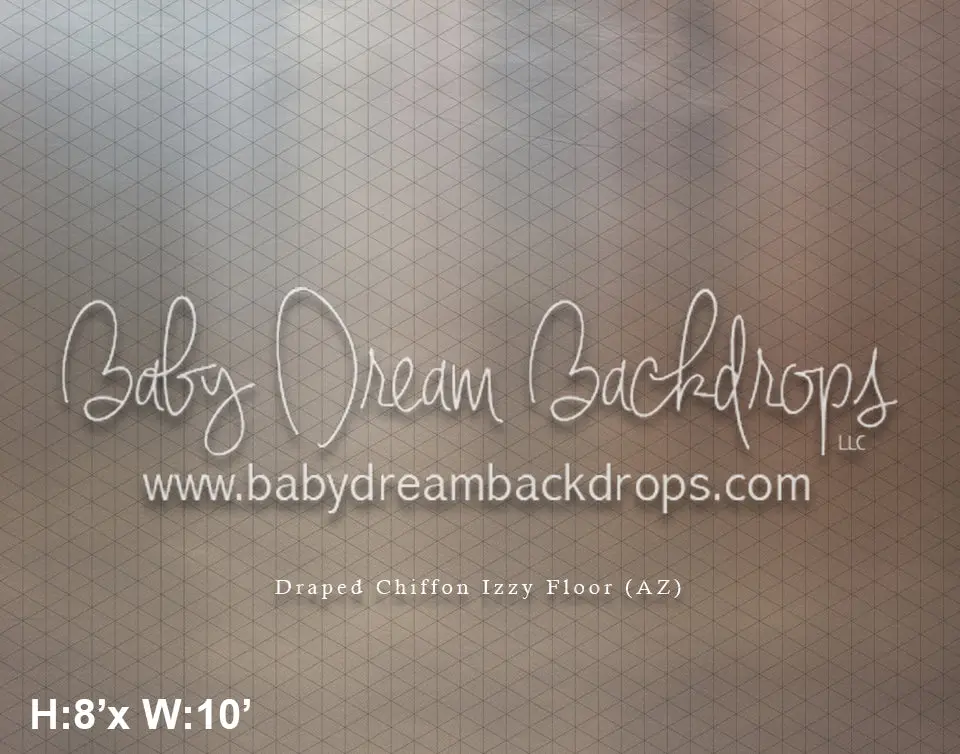 Draped Chiffon Izzy Fabric Floor (Az) 1