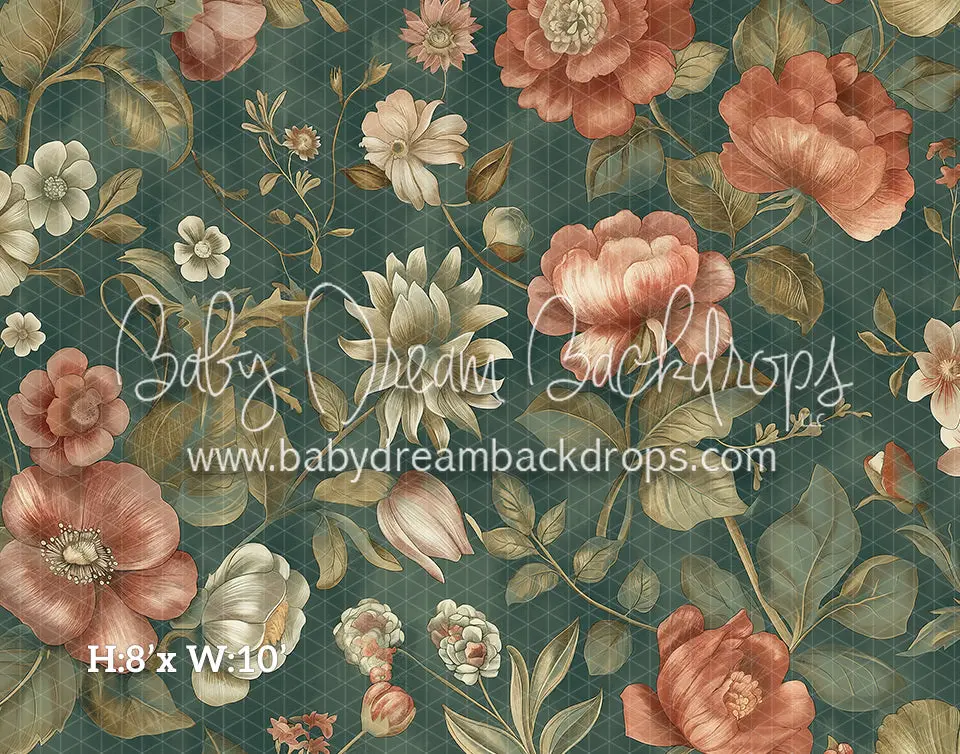 Fine Art Wallpaper Georgian Florals (Hl) 1
