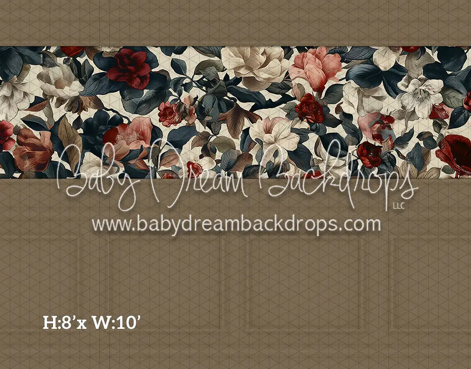 Fine Art Wallpaper Holiday Florals (Room 2 Beige) (Hl) 1