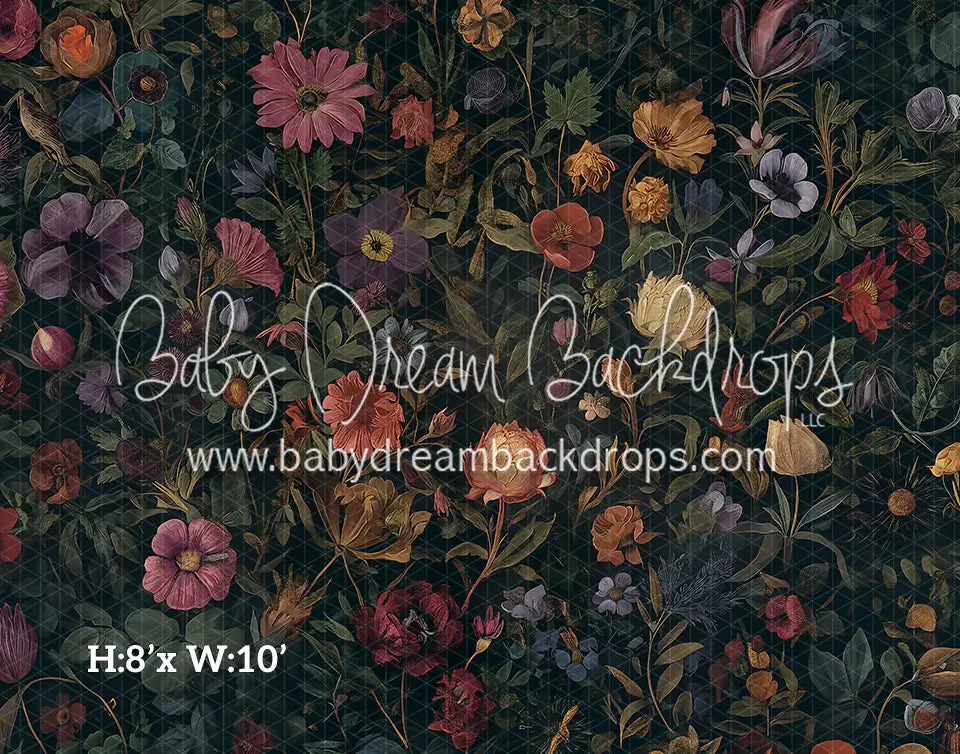Fine Art Wallpaper Jeweled Florals (Hl) 1