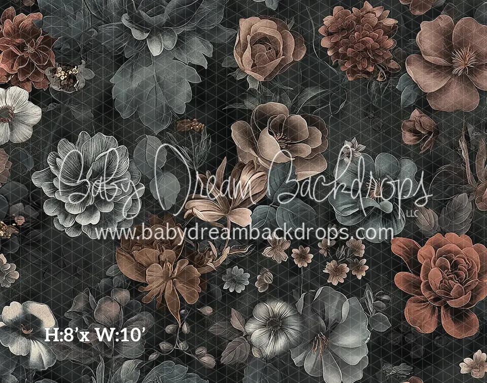 Fine Art Wallpaper Muted Florals (Hl) 1