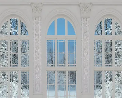 First Snow Window 1