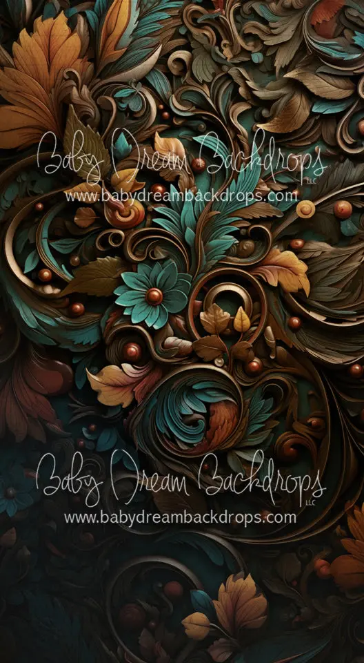 Orange Teal Dream Sweep (Rl) 1