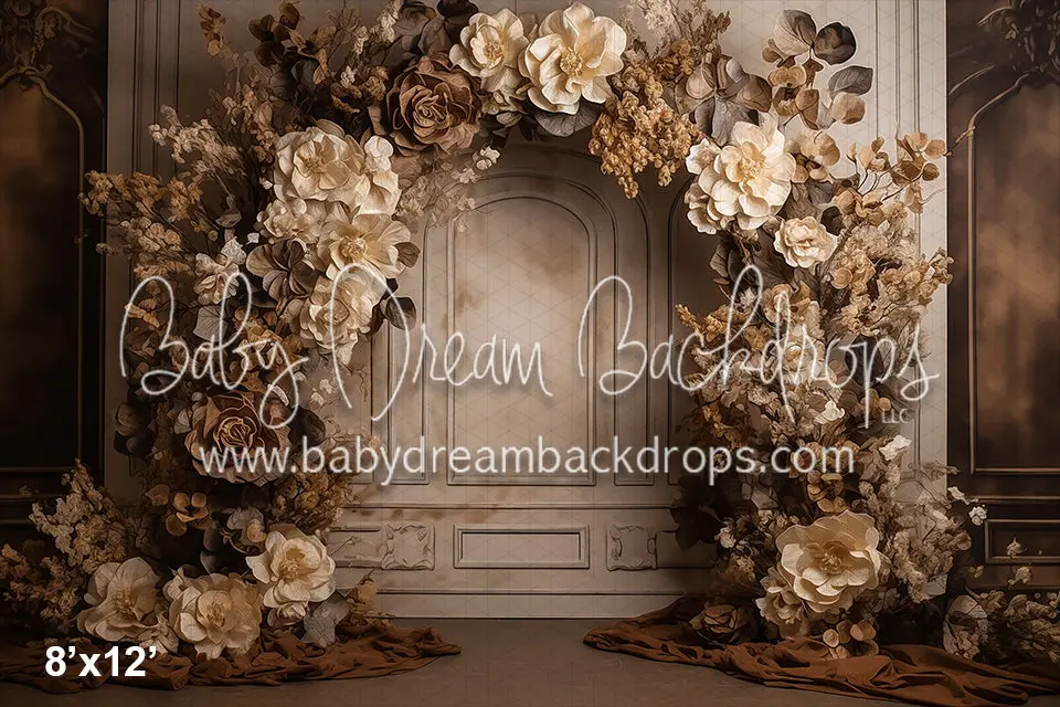 Studio Brown Floral Arch  (Az) 1