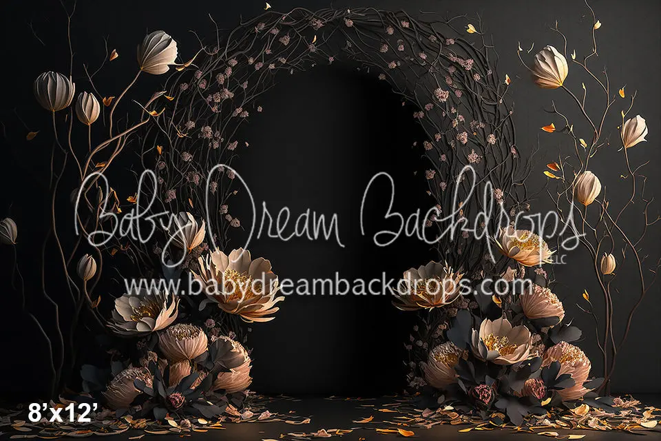Studio Dark Floral Arch  (Az) 1