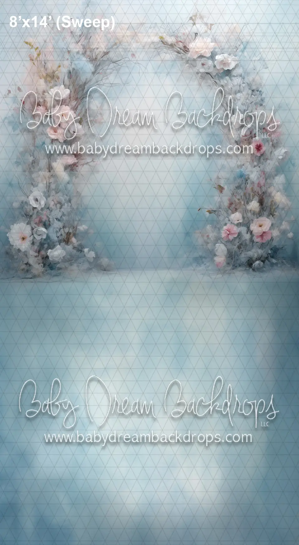 Sweeps Ctandrina Painted Floral Arch Calm (Az) 1
