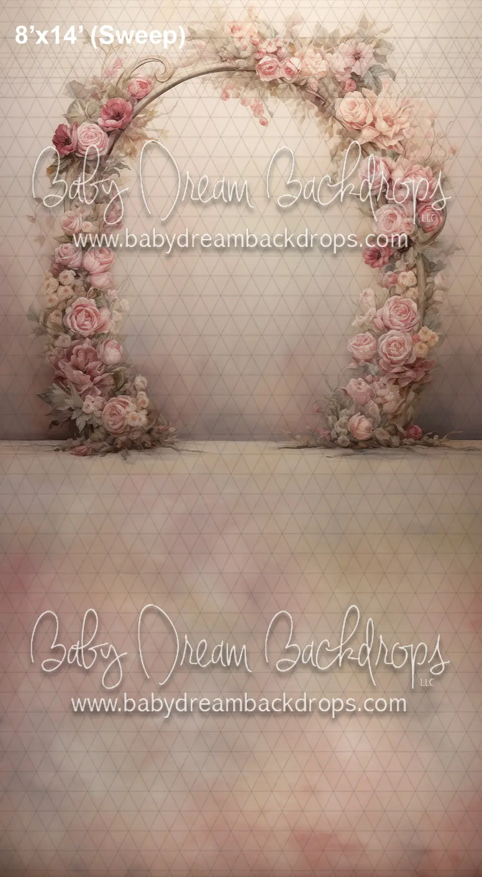 Sweeps Ctandrina Painted Floral Arch Dolly (Az) 1