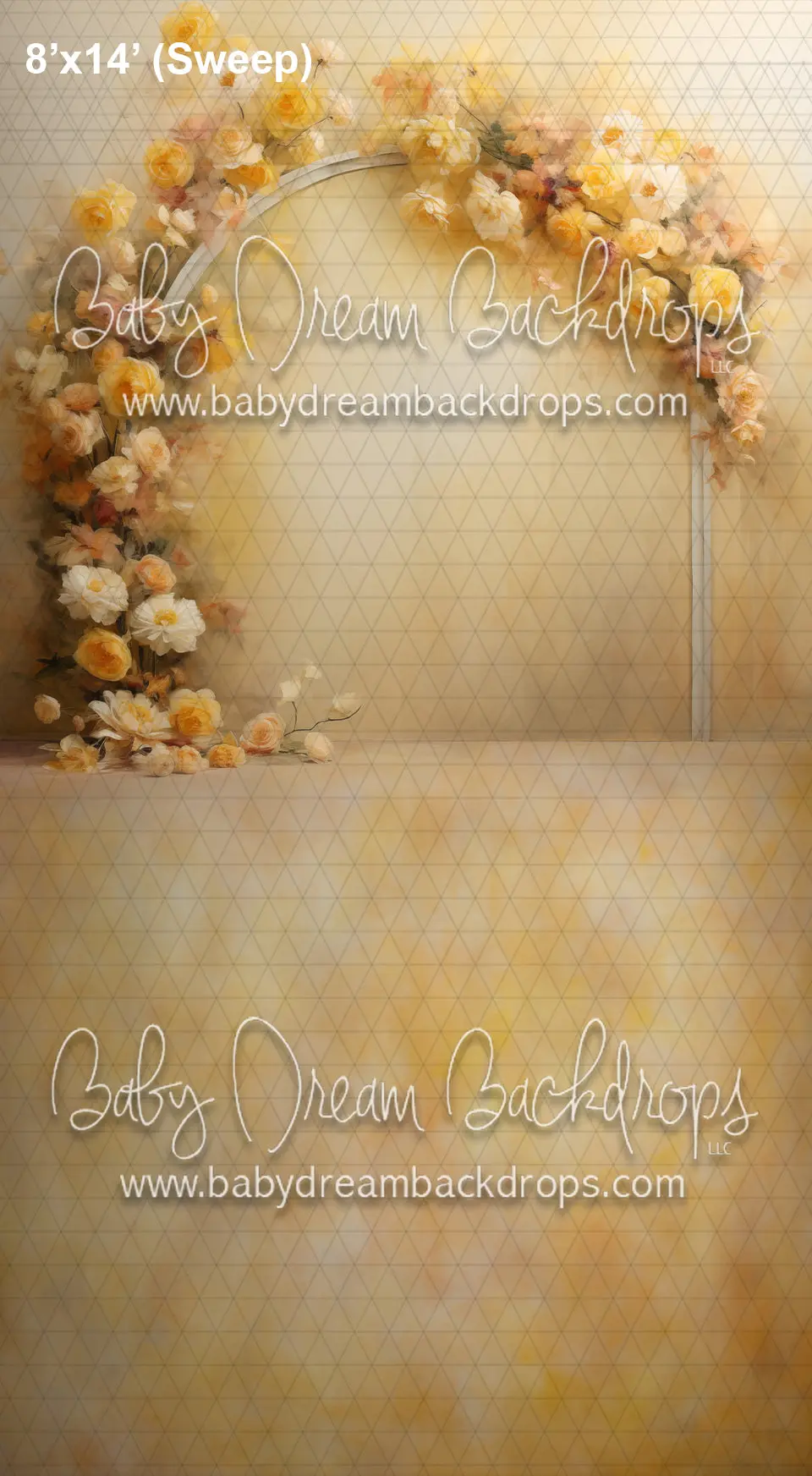Sweeps Ctandrina Painted Floral Arch Sunrise (Az) 1