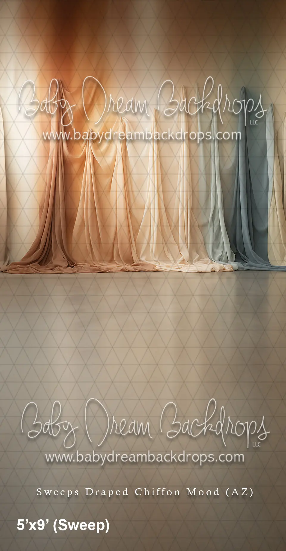 Sweeps Draped Chiffon Mood (Az) 1