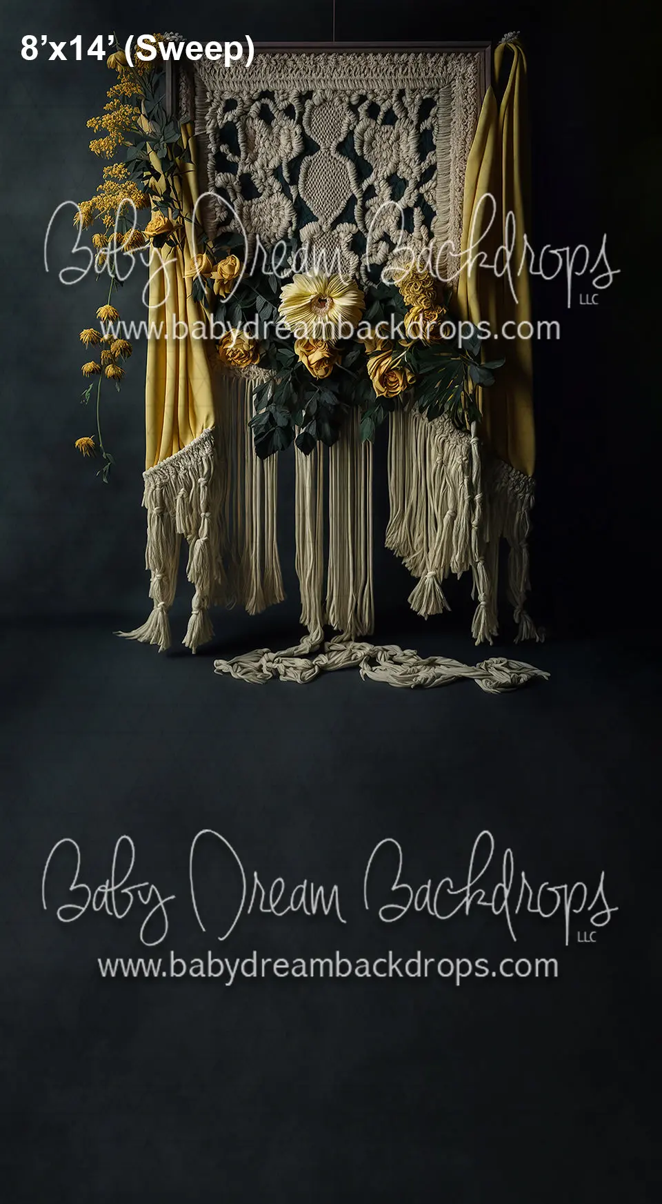 Sweeps Ctandrina Yellow Macrame (Az) 1