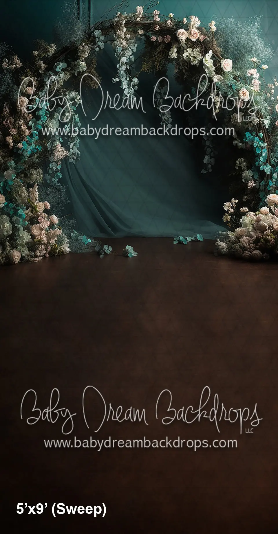 Sweeps Studio Turquoise Floral Arch (Az) 1