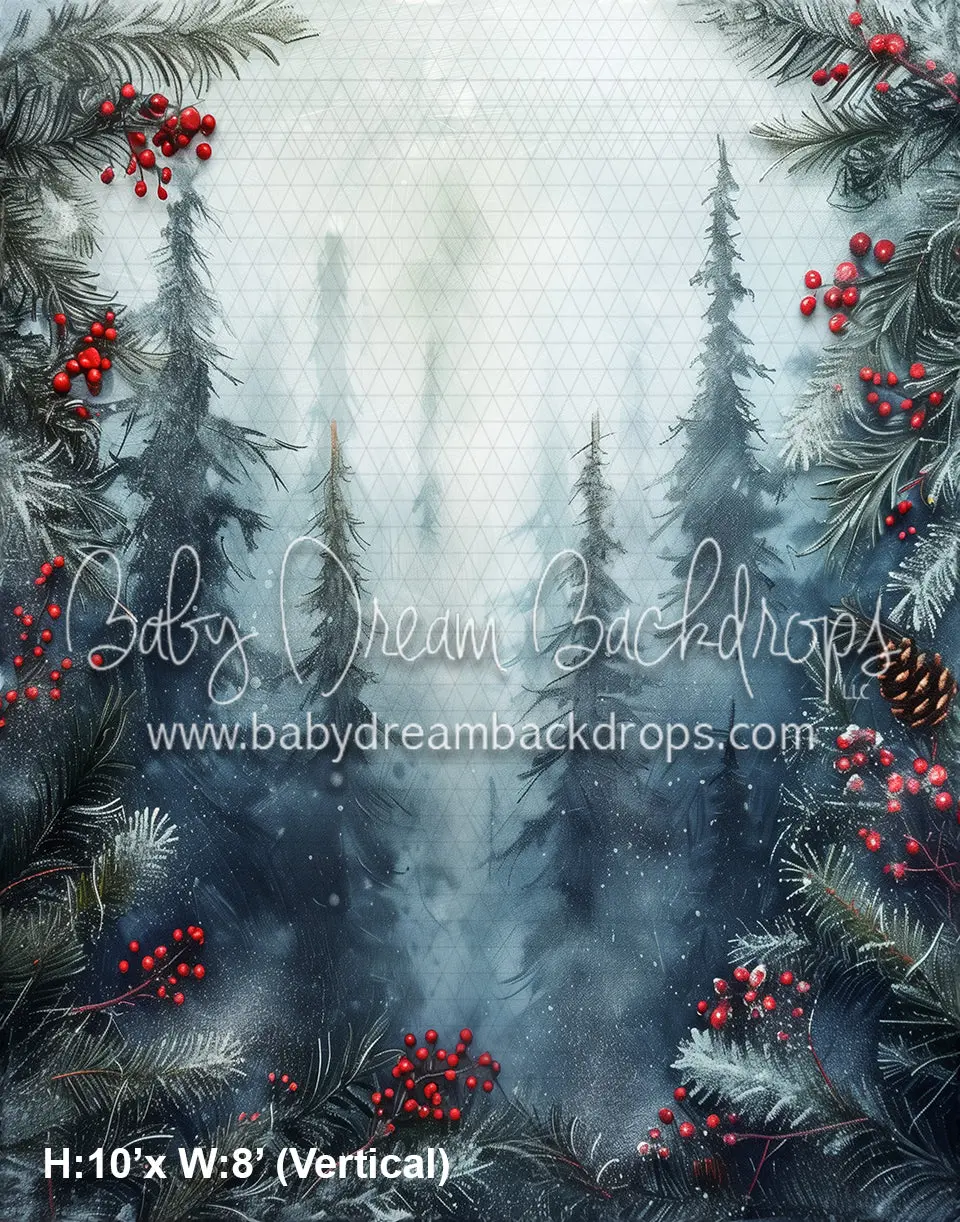 Treetops Glisten Winter Wallpaper (WM) - Image 5