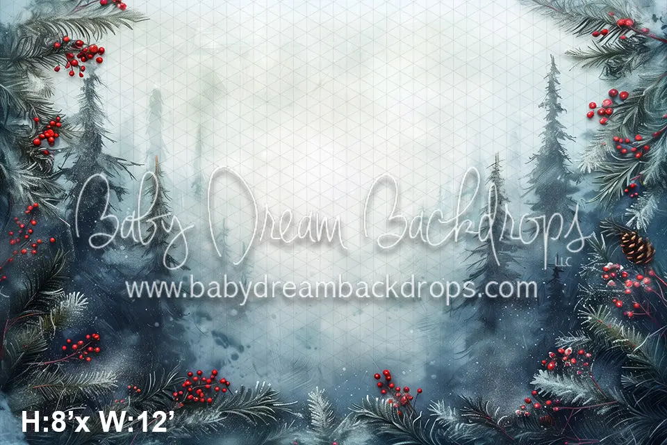 Treetops Glisten Winter Wallpaper (WM) - Image 6